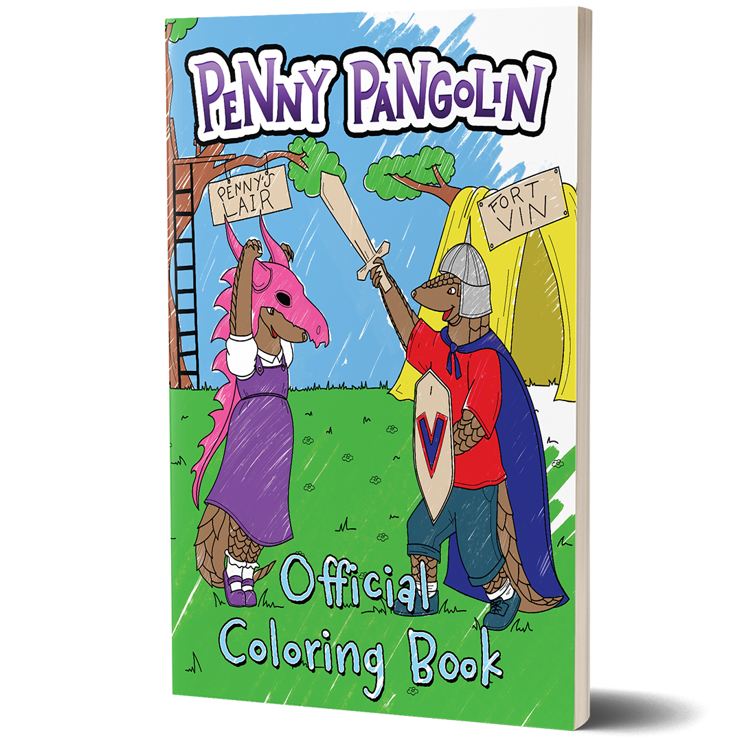 Penny Pangolin Official Coloring Book