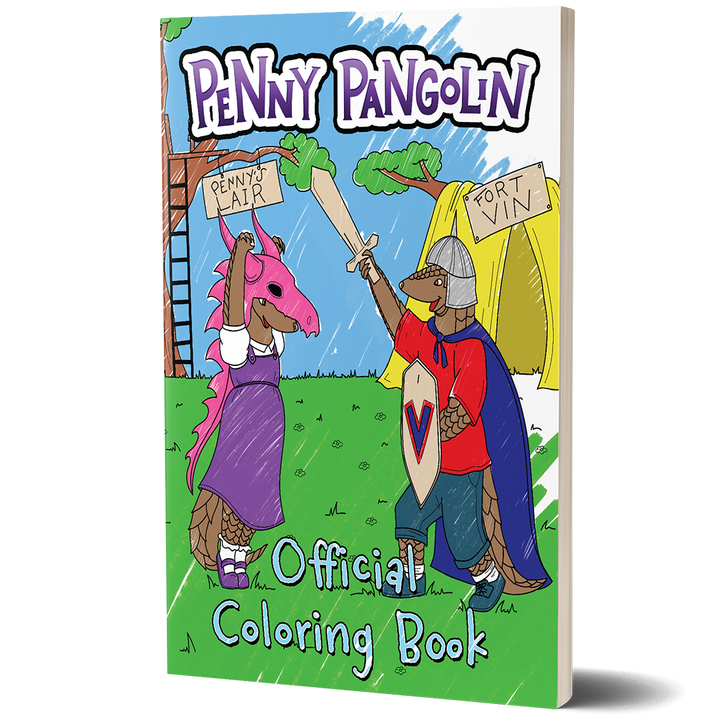 Penny Pangolin Official Coloring Book