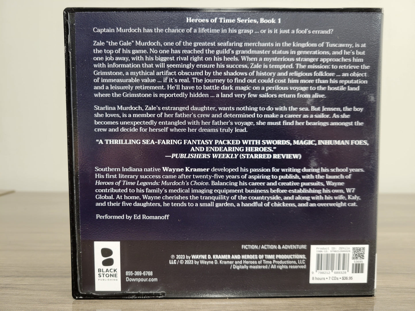 Heroes of Time Legends: Murdoch's Choice, Revised Single-Narrator Audiobook, CD Version