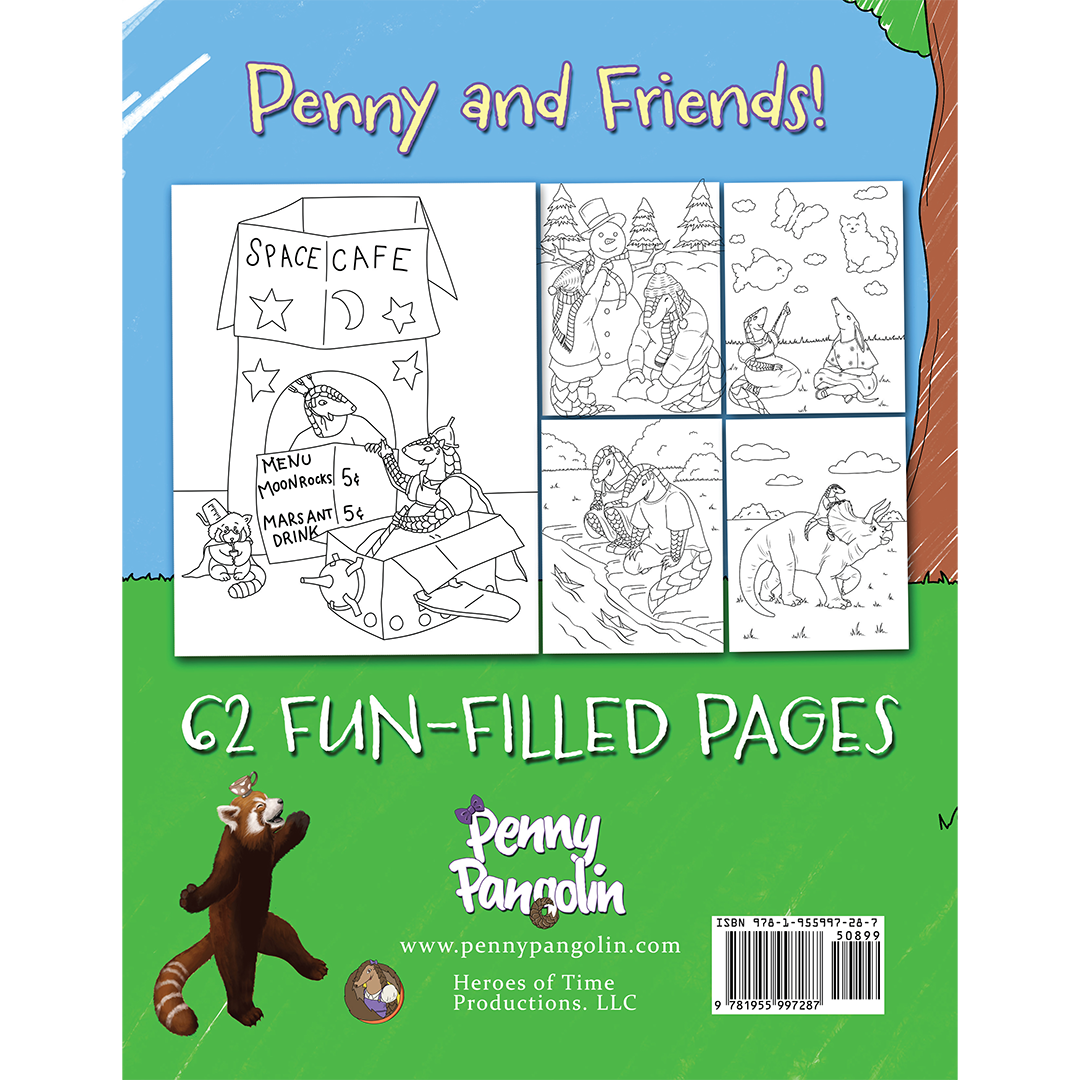 Penny Pangolin Official Coloring Book