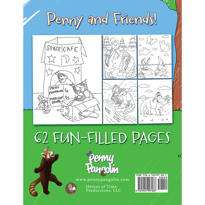 Penny Pangolin Official Coloring Book