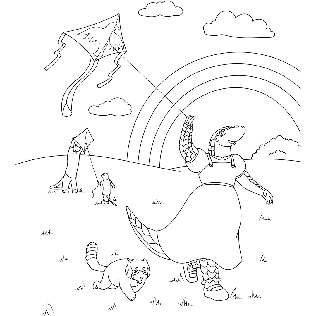 Penny Pangolin Official Coloring Book