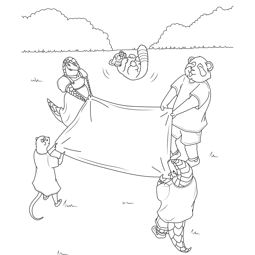 Penny Pangolin Official Coloring Book