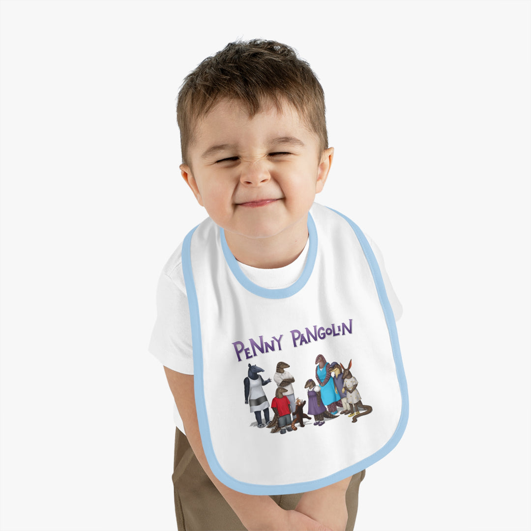 Penny Pangolin Baby Bib