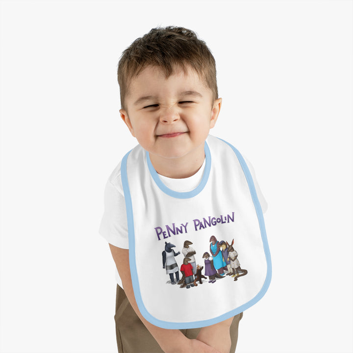 Penny Pangolin Baby Bib