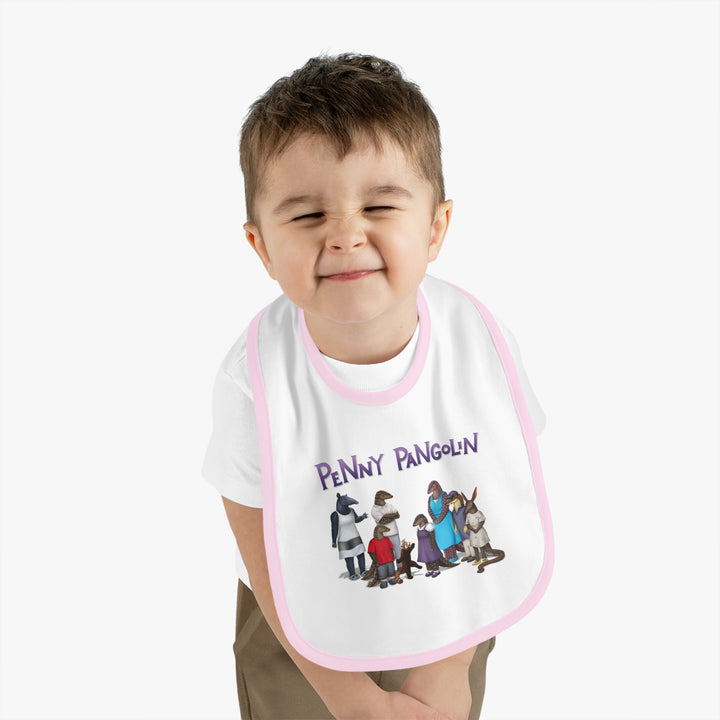Penny Pangolin Baby Bib