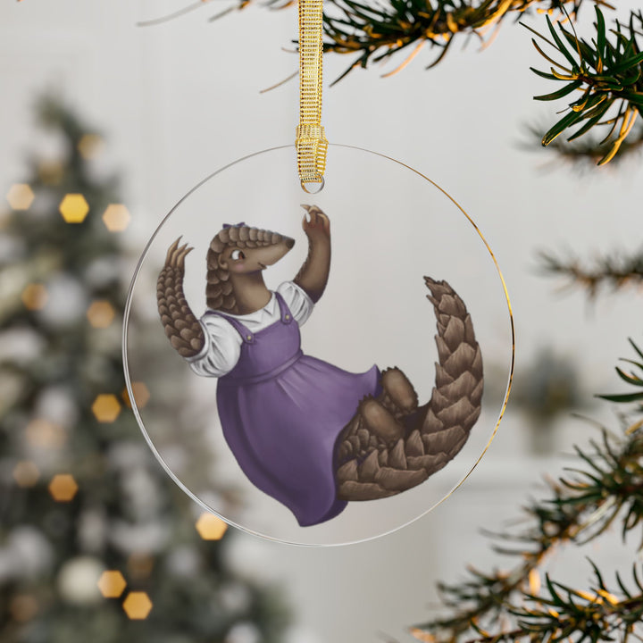 Penny Pangolin Acrylic Ornament