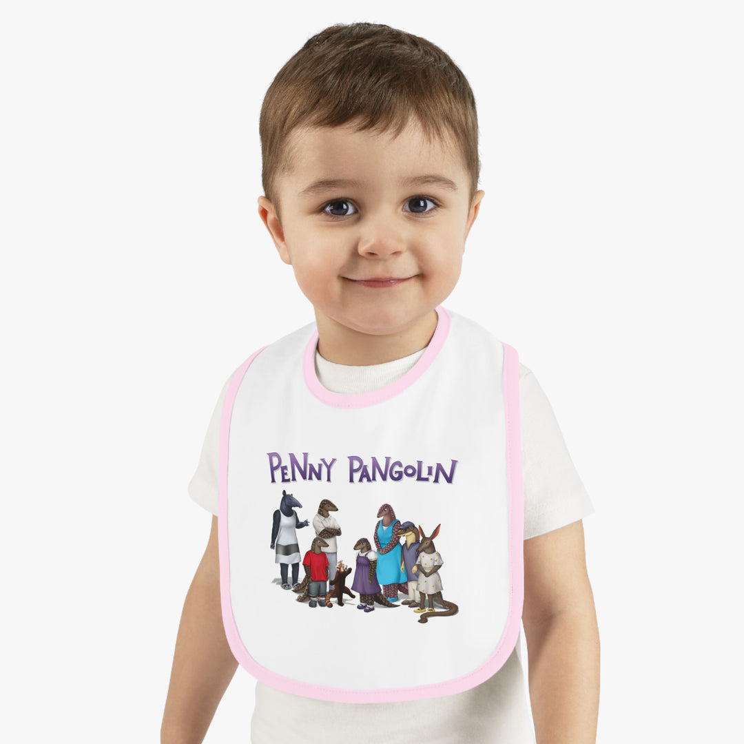 Penny Pangolin Baby Bib