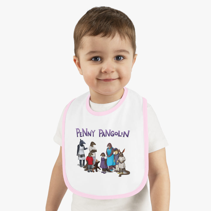 Penny Pangolin Baby Bib