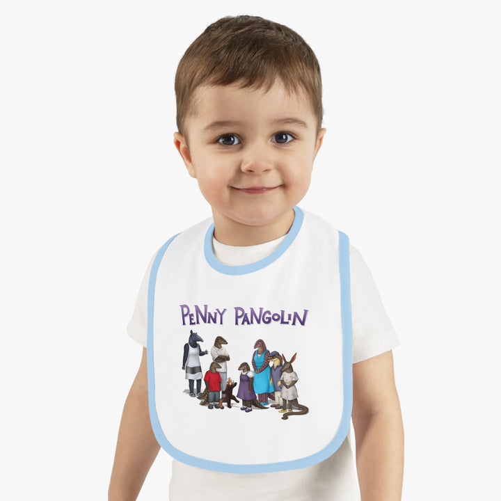 Penny Pangolin Baby Bib