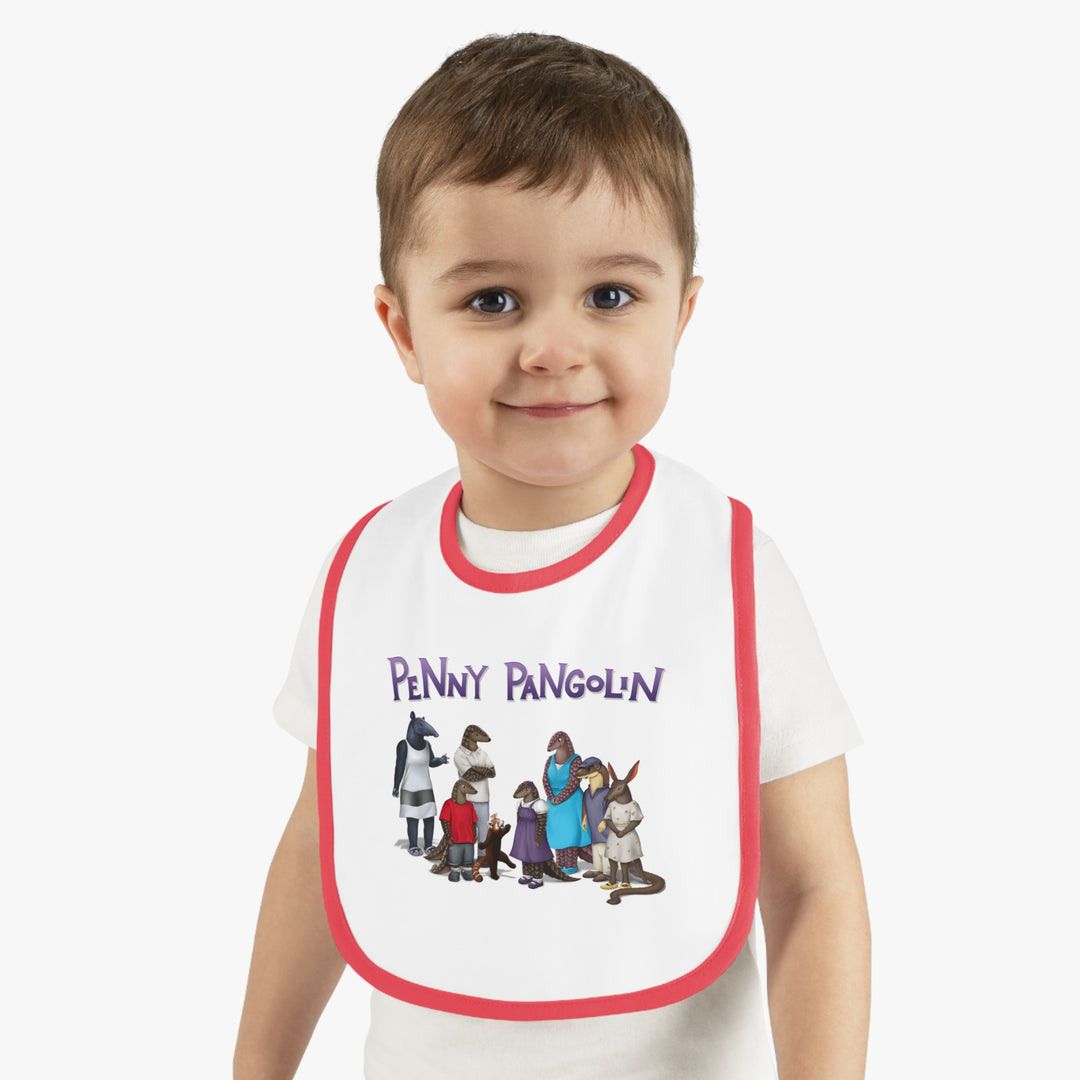 Penny Pangolin Baby Bib