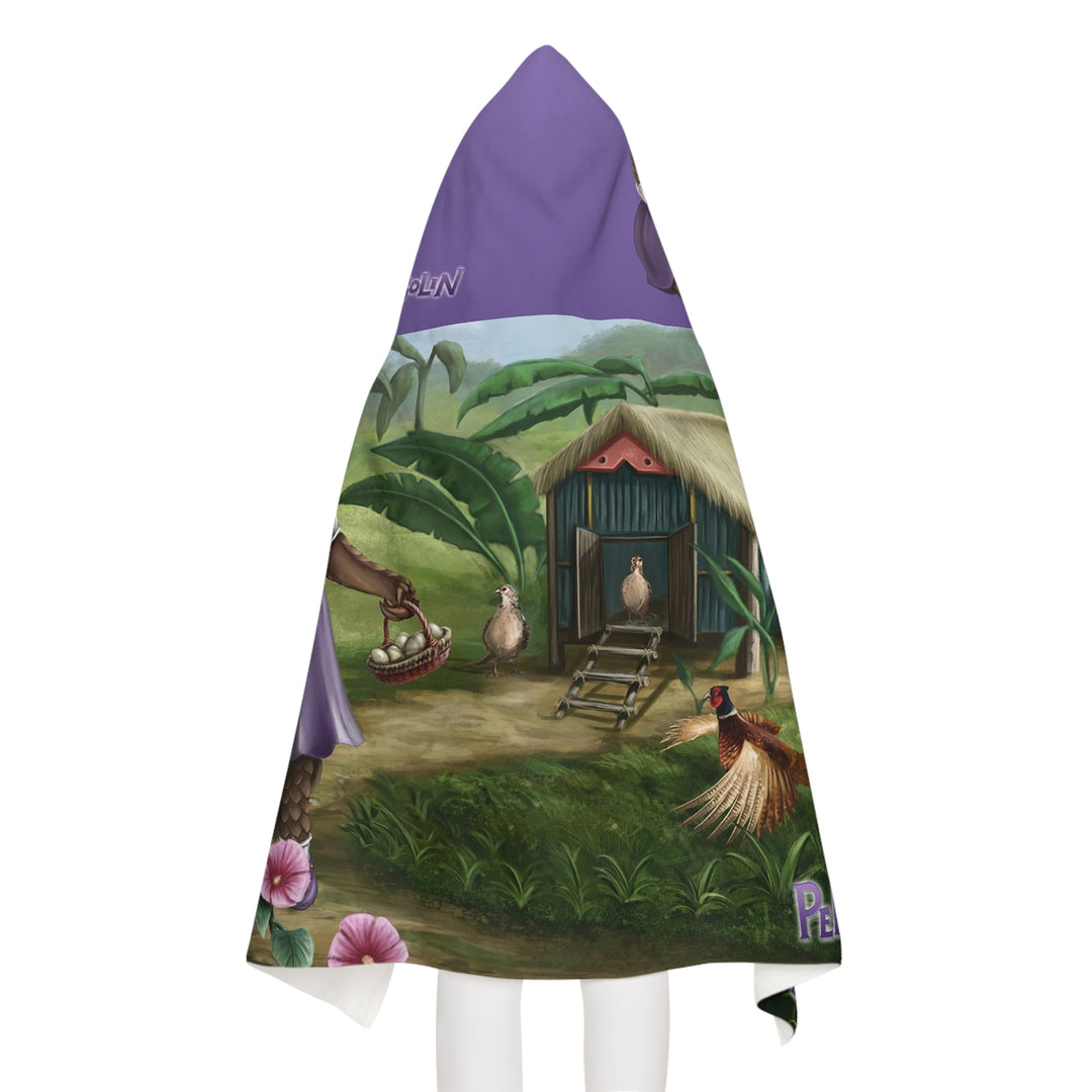 Penny Pangolin Youth Hooded Towel