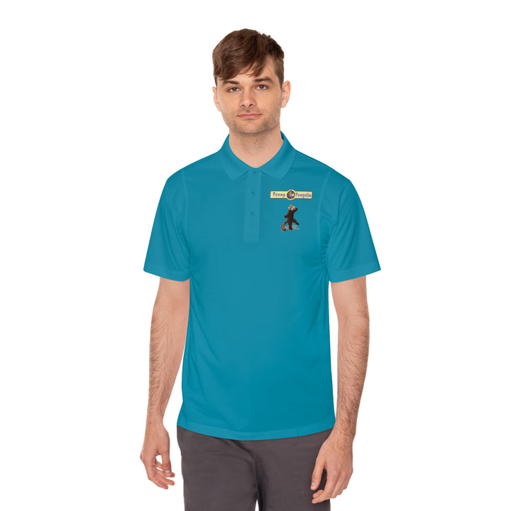 Penny Pangolin Mooky Men's Polo Shirt