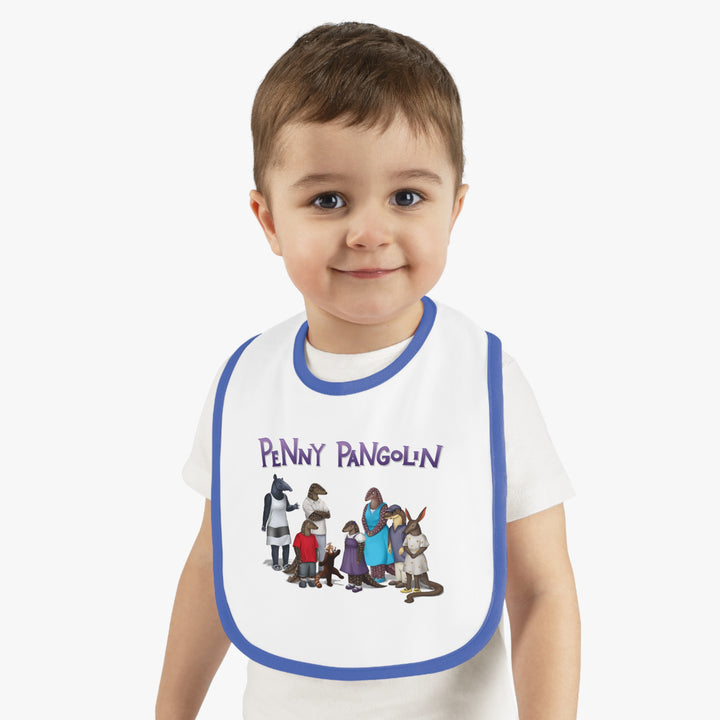 Penny Pangolin Baby Bib