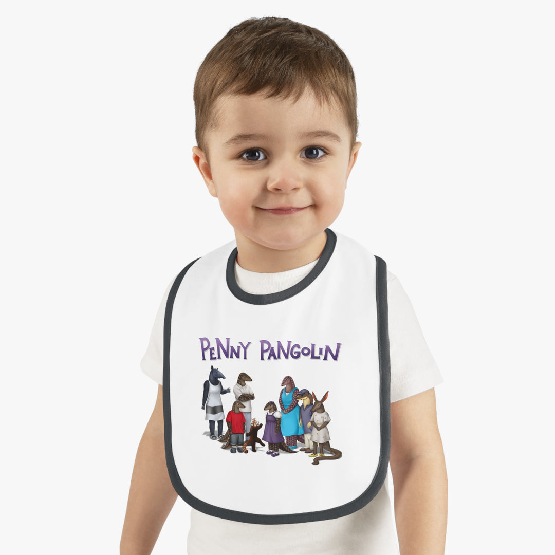 Penny Pangolin Baby Bib