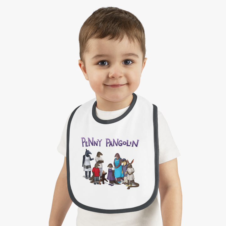 Penny Pangolin Baby Bib