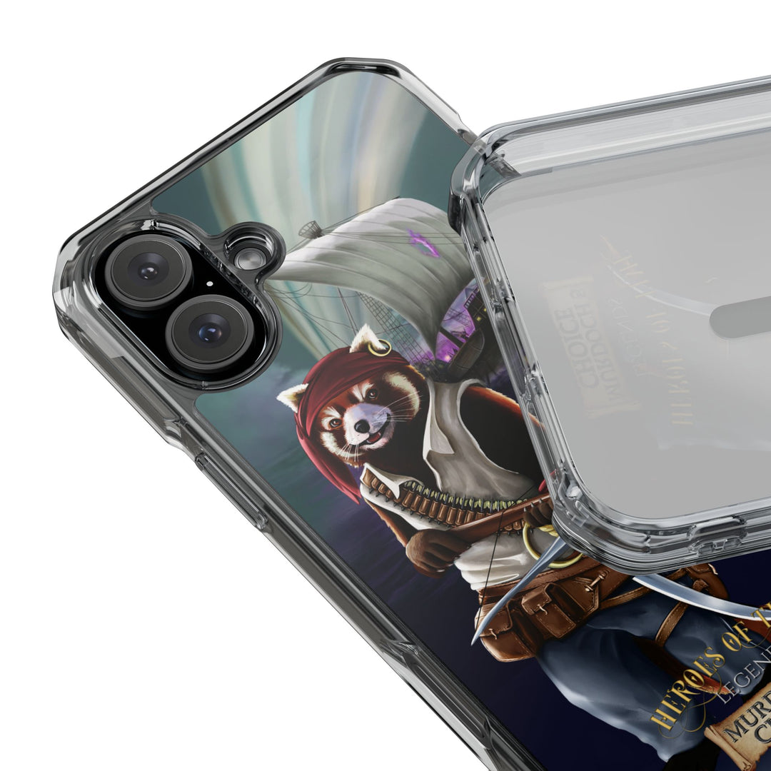 Heroes Boomer Magnetic Clear Impact Cases for iPhone 14, 15, or 16