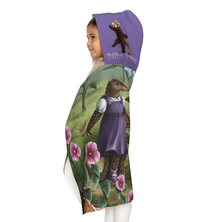 Penny Pangolin Youth Hooded Towel