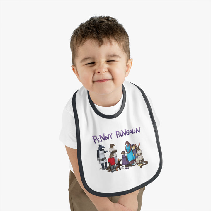 Penny Pangolin Baby Bib