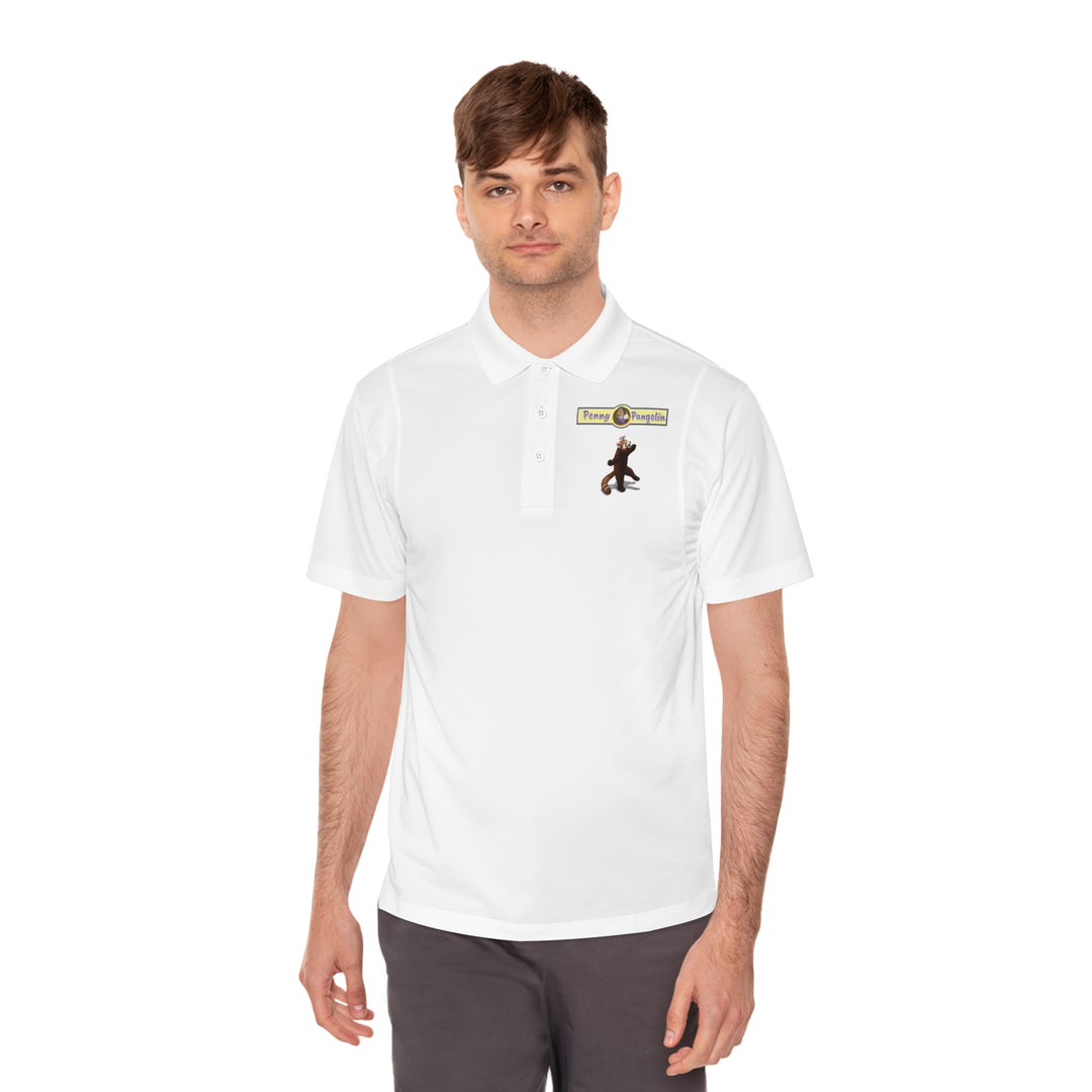 Penny Pangolin Mooky Men's Polo Shirt