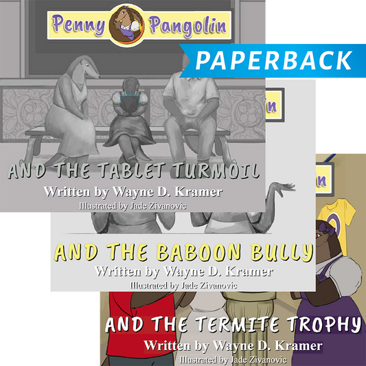 PRE-ORDER: Penny Pangolin Set # 2 Holiday Paperbacks