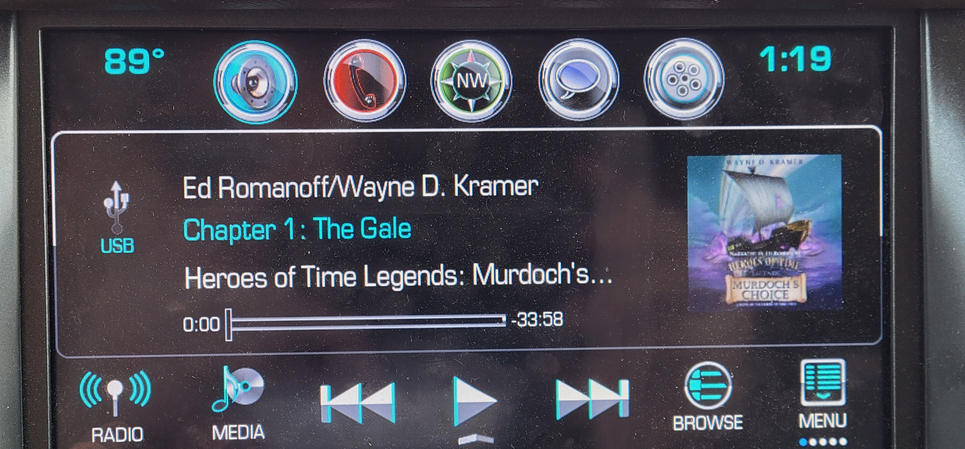 Murdoch's Choice Audiobook MP3 files playing in standard music player