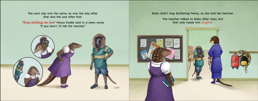 PRE-ORDER: Penny Pangolin and the Baboon Bully