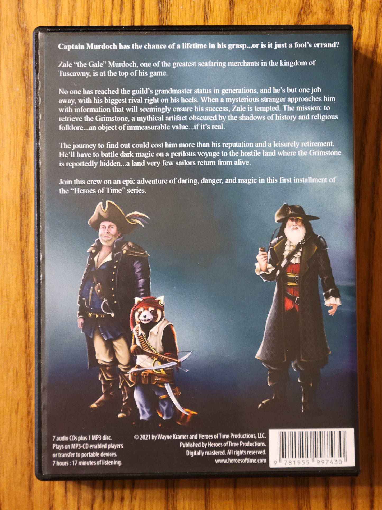 back cover of Murdoch's Choice Audiobook CD Deluxe Set