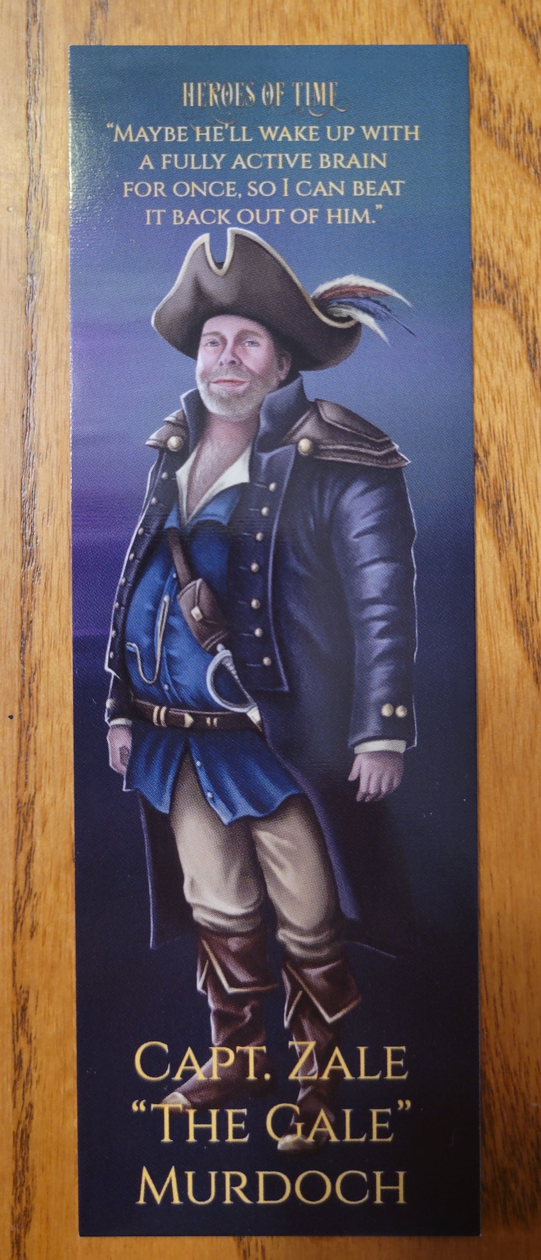 Captain Zale "the Gale" Murdoch Bookmark