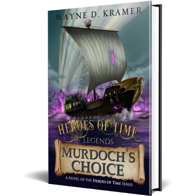 Murdoch's Choice Hardcover book by author Wayne D. Kramer on display